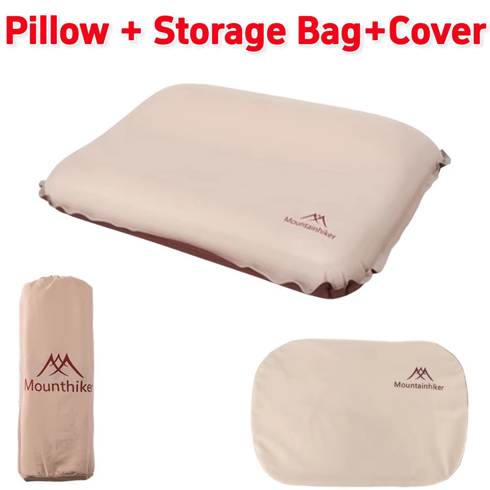 Camping Pillow Ultralight Inflatable Pillow Ergonomic Compressible Pillow Outdoor Travel Sleeping Pillow Breathable Neck Protect