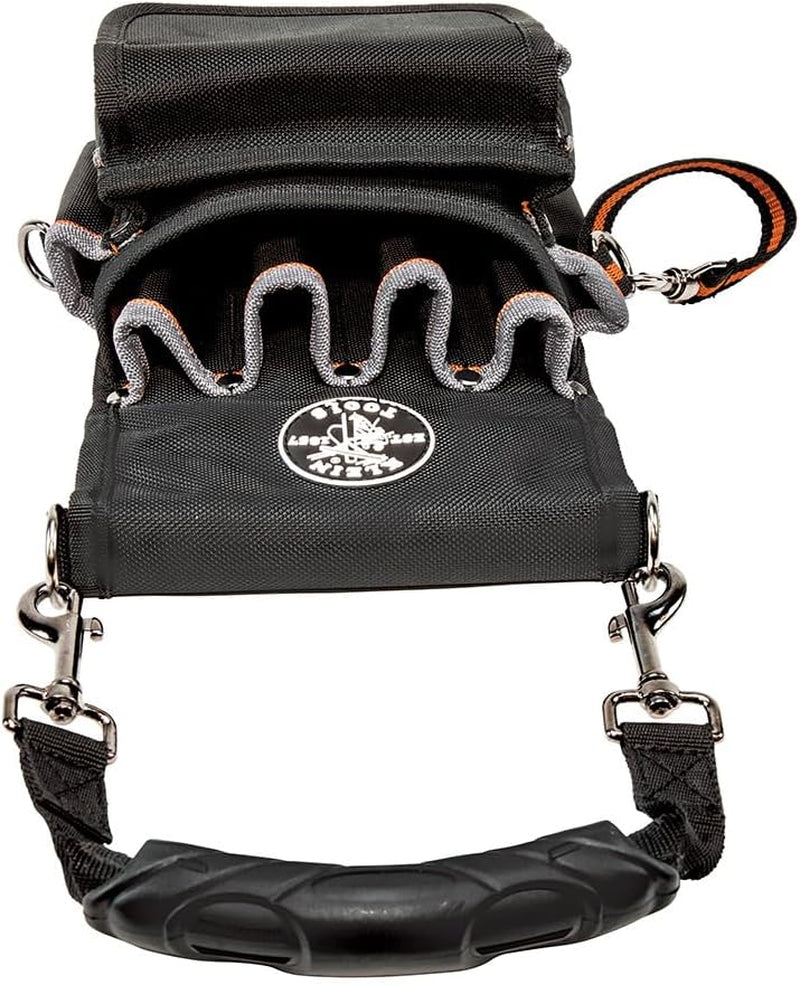 5242 Tool Pouch, Tradesman Pro Tool Pouch with Electrical Tape Thong, Reinforced Bottom, 9 Pockets