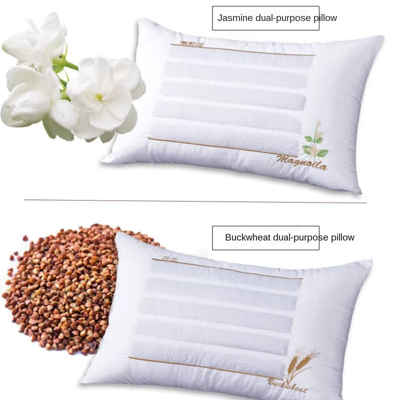 Cotton Cassia Seed Buckwheat Pillow Lavender Jasmine Health Pillow Single Pillow Flower and Grass Pillow Pillows