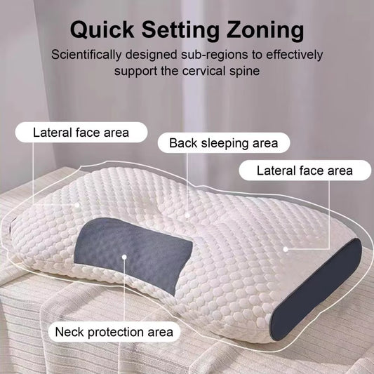Bed Pillow Anti-Pilling Neck Pillow Improve Sleep Protect Neck Health Care Sleeping Pillow Soft Cervical Pillow Bed Pillow