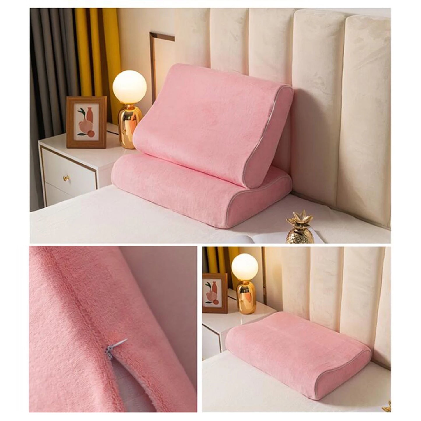 Clearance under $5! Milk Velvet Sleep Memory Neck Pillow Case for Sleeping Ergonomic Cervical Pillow Cover Orthopedic Contour Pillow Case for Side Back Stomach Sleeper