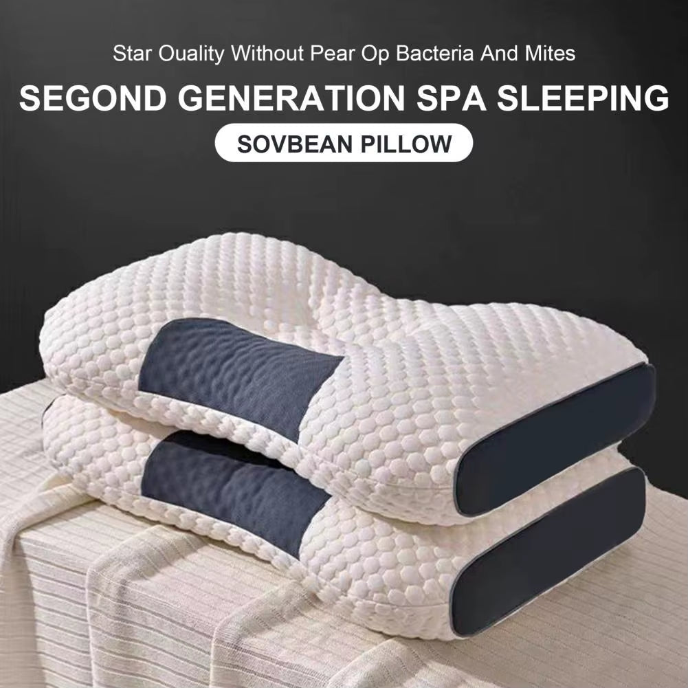Bed Pillow Anti-Pilling Neck Pillow Improve Sleep Protect Neck Health Care Sleeping Pillow Soft Cervical Pillow Bed Pillow