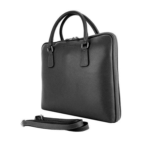 RB1019A | Cartella Business Unisex in Vera Pelle Made in Italy con